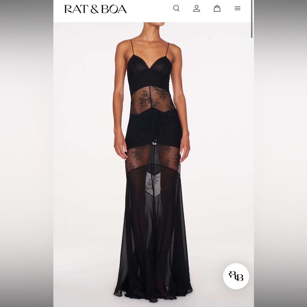 VENEZIA LACE SLIP DRESS Rat & Boa
